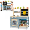 Costway 2-en-1 Cuisine De Boue Exterieure Avec Robinet Et Evier Amovible Paniers Metalliques Sac De Stockage