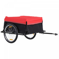 Aosom Porte-bicyclette Pliable Pour Le Jardin Avec Attache Rapide, Housse, Noir/rouge