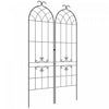 Outsunny 2 Treillis De Jardin Pour Plantes Grimpantes, Treillis Metallique