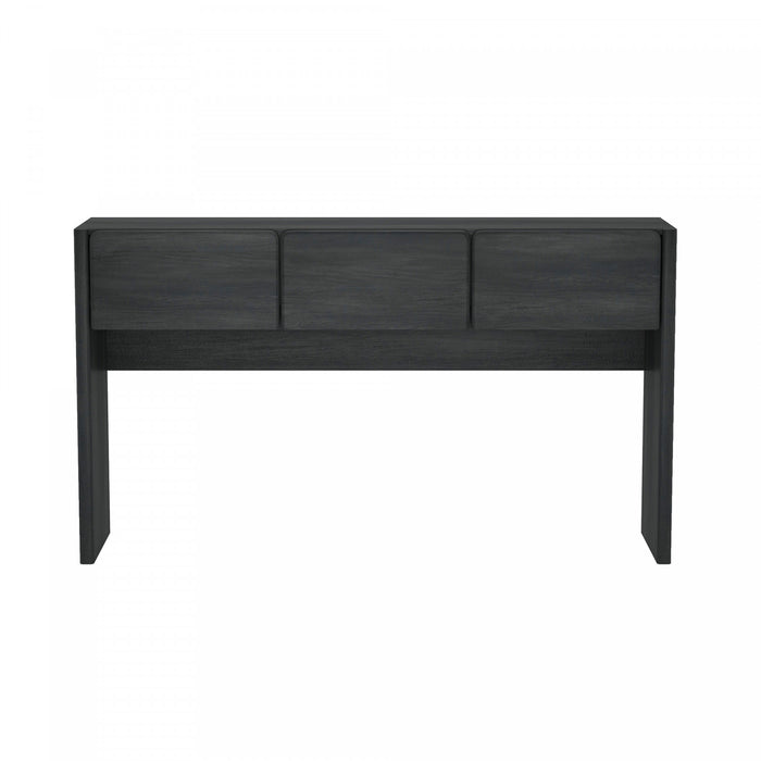 Console moderne Linda en gris charbon
