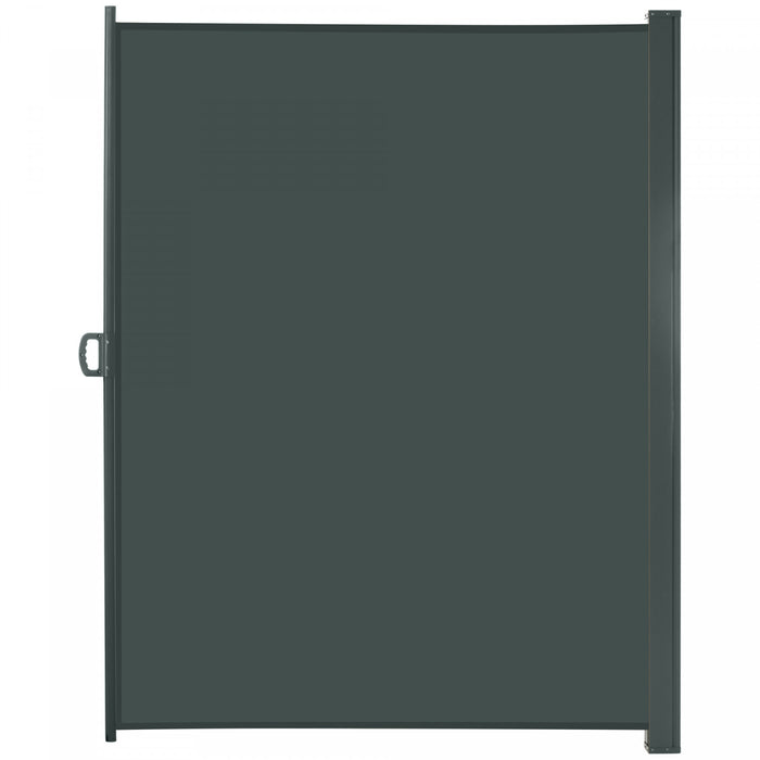 Outsunny Ecran De Confidentialite Pliant Pour Auvent Lateral 118\"x79\" Gris