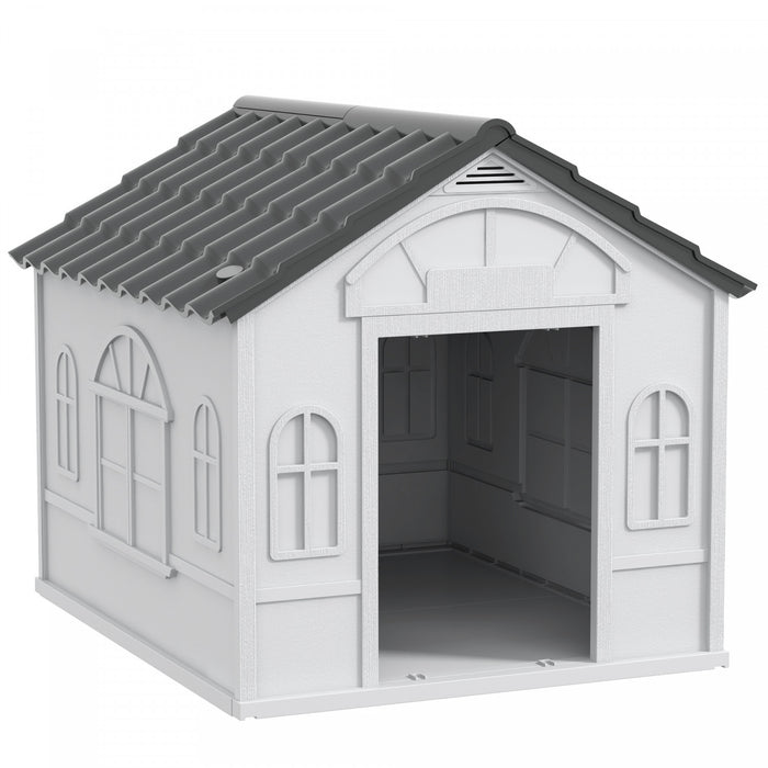 Niche Pour Chien En Plastique Niche Etanche Pour Chien, Bleu