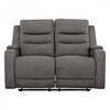 Causeuse inclinable electrique Preston de 54 po rembourree - Gris