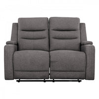  Causeuse inclinable electrique Preston de 54 po rembourree - Gris
