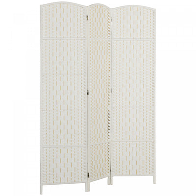 HOMCOM 3 Panel Folding Room Divider Privacy Screen Indoor Home Decoration