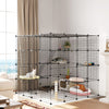 Cage Pour Chat De 55 Po Avec Plates-formes Pour 1 A 3 Chats