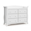 Storkcraft Avalon 6 Commode a tiroirs - Blanc
