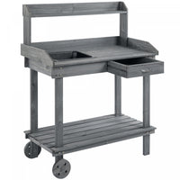 Outsunny Table De Travail En Bois Rempotage 36