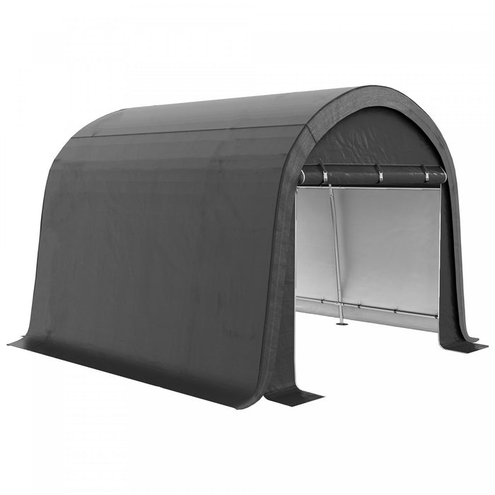 Outsunny 10'x10' Hangar De Stockage Exterieur, Hangar Portable
