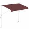 Outsunny Auvent Retractable Manuel 10x5 Pieds, Abri Pare-soleil De Patio