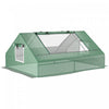Outsunny 71\" X 55\" X 32\" Mini Serre Chaude Portable Pour Plantes