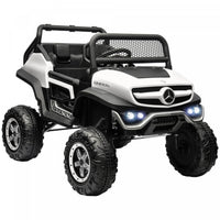 Aosom Camion Jouet Sous Licence Mercedes-benz, Vehicule Electrique Alimente Par Batterie 12 V Avec T