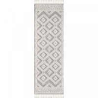 Carpette à poil long Quinto Moroccan Quatro - 2 pi 7 po x 8 pi