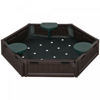 Bac A Sable Pour Enfants Avec Couvercle Bac A Sable Pour Enfants Design Diy 3 Assise, Doublure Infer