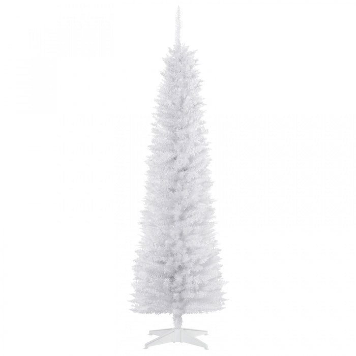 Homcom Arbre De Noel Artificiel En Forme De Crayon De 6 Pieds Avec 390 Branches
