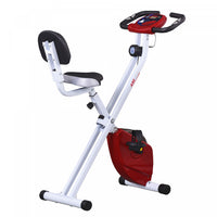 Soozier Velo D'exercice D'entrainement Vertical Pliable Avec 8 Niveaux De Resistance Magnetique Pour