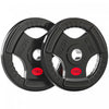 Soozier Lot de 2 disques de poids de 33 lb, ensemble de poids pour halteres