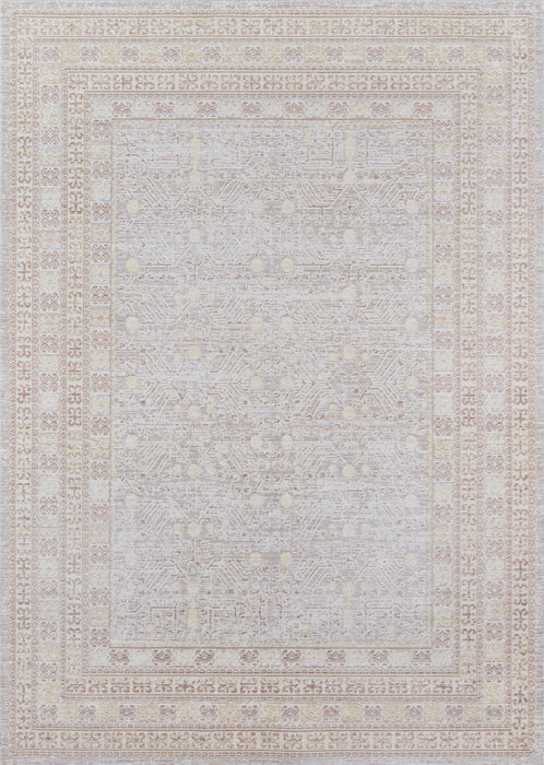 Tapis Traditionnel Valeria 7'10\" x 10'6\" en Gris