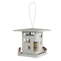 Cabane et mangeoire à oiseaux de Umbra - grise