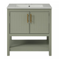 Simona Meuble-lavabo En Bois Massif 30
