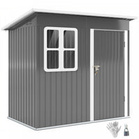 Outsunny Remise De Rangement Exterieure Avec Fenetre, Porte Verrouillable