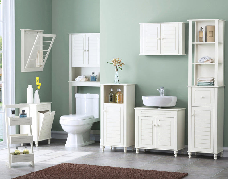 Armoire décorative de rangement Signa III - blanche