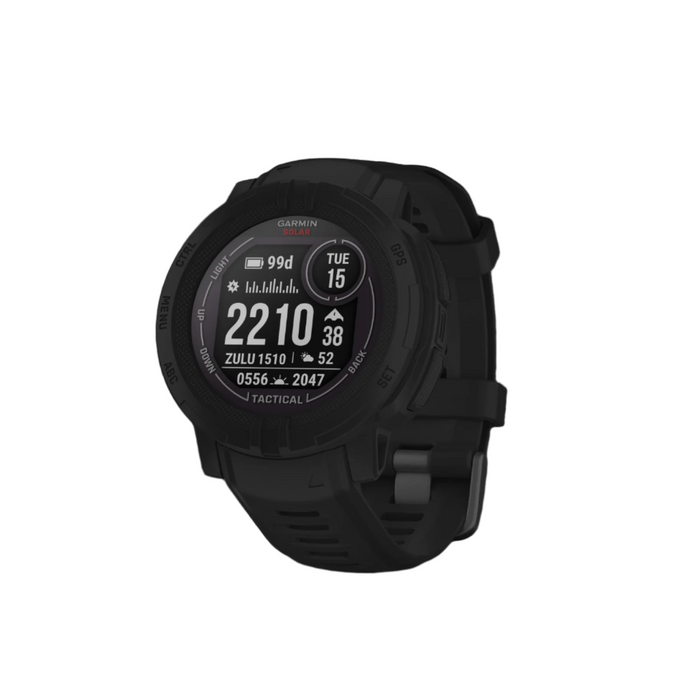 Garmin Instinct® 2 Solar Tactical Edition Montre Gps Intelligente - Randonnee Avec Support Multi-gnss - Noir