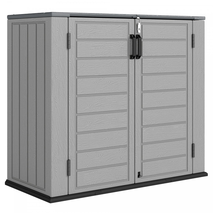 Outsunny Armoire de Rangement Exterieure 940 L, Etanche, Gris