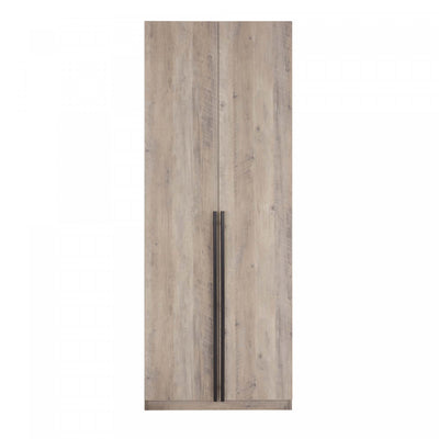 Lee Modern 32" Wardrobe Closet in Rustic Gray Armoire | Armoire moderne Lee 32" en gris rustique