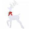 Outsunny Renne de Noel illumine 4,3 pieds, decoration de Noel illuminee