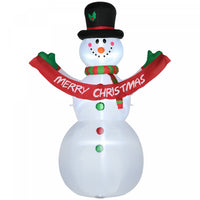 Homcom Bonhomme De Neige Gonflable