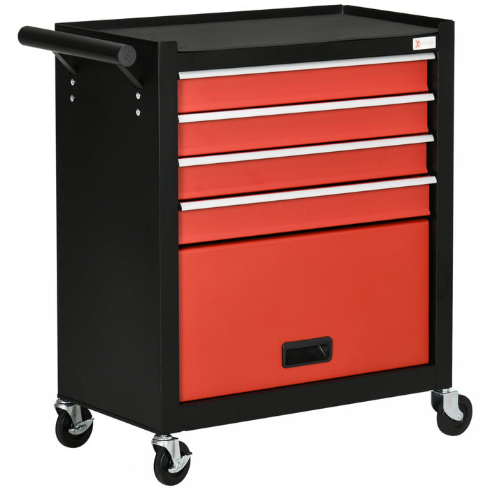 Durhand Coffre A Outils A 4 Tiroirs Organisateur D'outils A 4 Roues