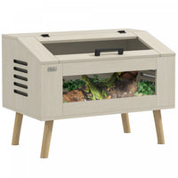 Pawhut Terrarium Pour Reptiles De 29 Gallons, 31,5