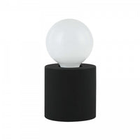 Lampe de table Tonya de Dainolite avec fini noir mat et 1 ampoule