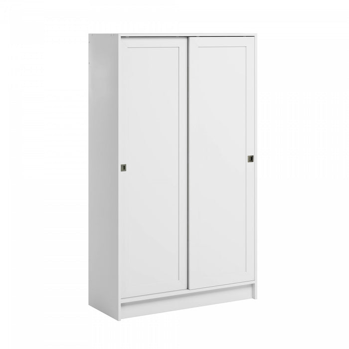 Elite Armoire D’appoint A 4 Tablettes – Blanc