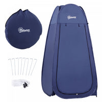 Outsunny Tente De Douche De Camping Portable Vestiaire Tentes D'abri De Confidentialite Toilettes De