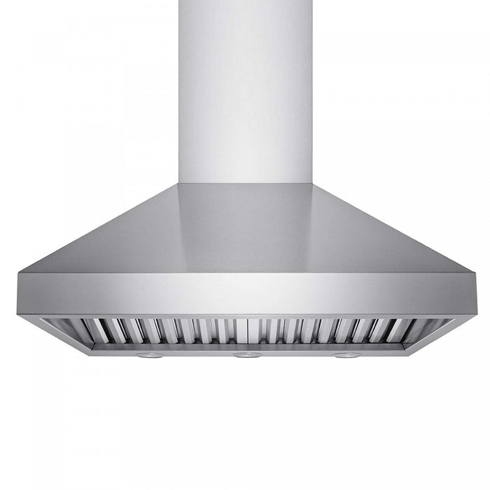 Hotte de cuisine murale Victory de 48 pouces 1200 CFM en acier inoxydable