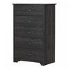 Fusion Commode 5 Tiroirs - Chene Gris