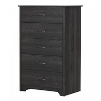  Fusion Commode 5 Tiroirs - Chene Gris