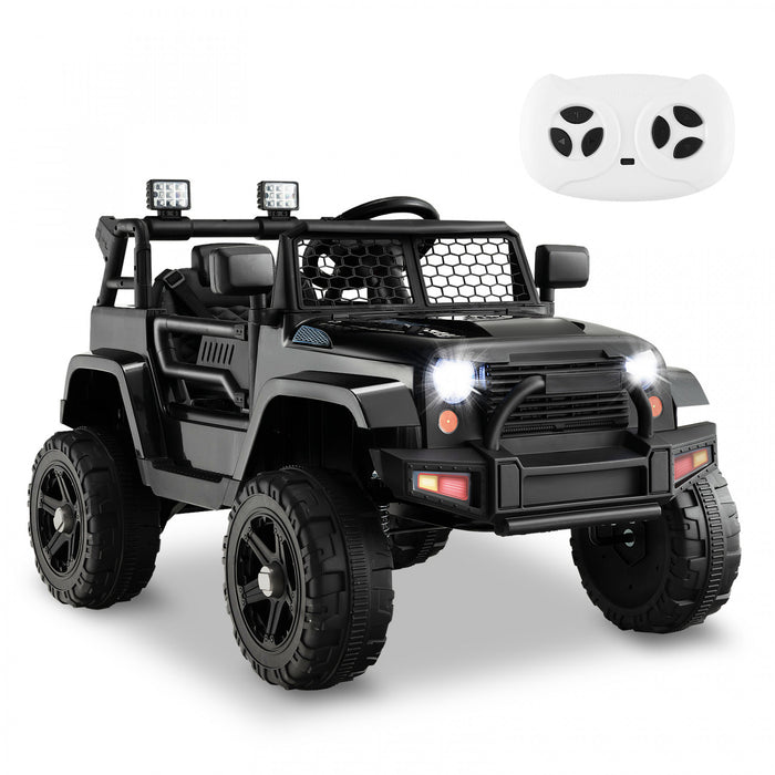 Costway Voiture Electrique 12 V Pour Enfants Costway, Alimente Par Batterie Avec Telecommande, Vehicule Jouet A 4 Roues Pour Garcons Et Filles
