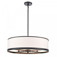  Lustre A 4 lampes High Street De 24 po, Noir
