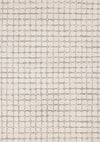 Tapis Oslo White a grands galets, 6'7\" x 9'6\"