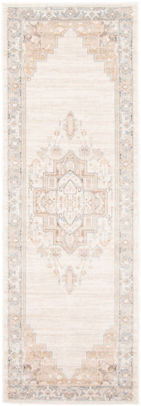 Carpette longue Katie ivoire - 2 pi 8 po x 8 pi 2 po