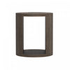 Table d’appoint contemporaine Alure 20\" en noyer