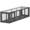 Tunnel d'exterieur pour chat, Enclos en bois, gris