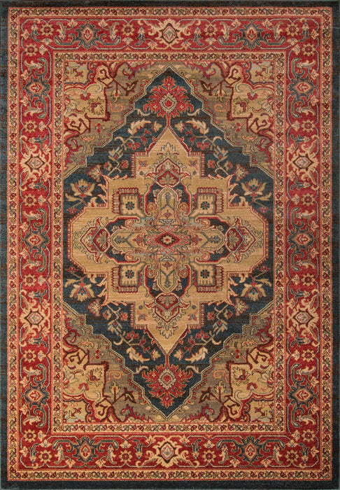 Tapis Traditionnel Lux 9'3\" x 12'6\" en Bleu