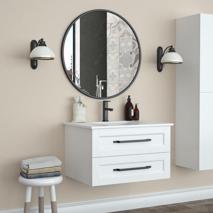 Miroir Halpert de 32 po noir