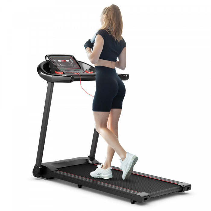 Machine De Course Electrique De Marque Superfit De 2,28 Cv Tapis De Course Avec Haut-parleur Bluetooth Controle Via Une Application