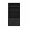 Armoire bibliotheque moderne Rivington 40\" en noir