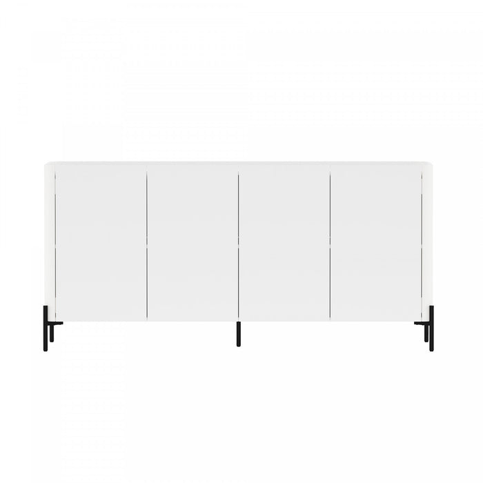 Buffet moderne Abbey 67\" en blanc
